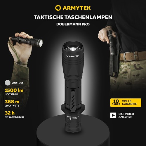 Torcia tattica led armytek - tattica,