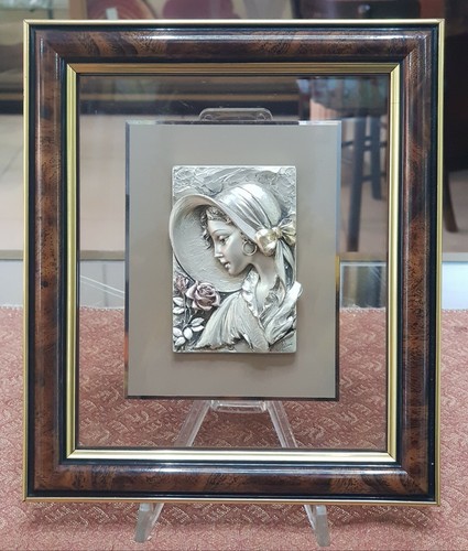 Quadro altorilievo argentato - altorilievo,