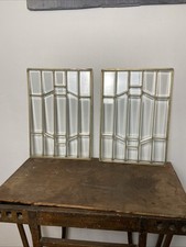 VETRATA CATTEDRALE VETRI LIBERTY  porta portina Credenza Primi 900