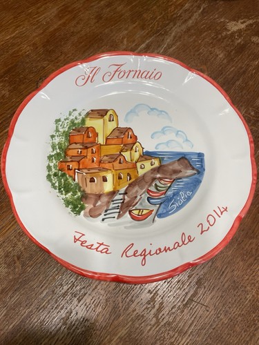 Piatto ceramica italiana