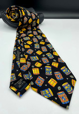 LEONARD Paris Men's 100% Silk