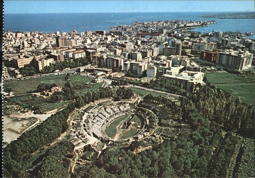 Siracusa anfiteatro romano - siracusa, e