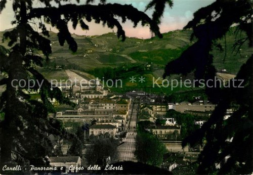Canelli panorama corso - e, della