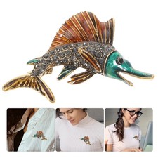  Spilla animale Crystal tonno