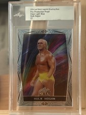 Hulk Hogan 1/1 foglia metallo