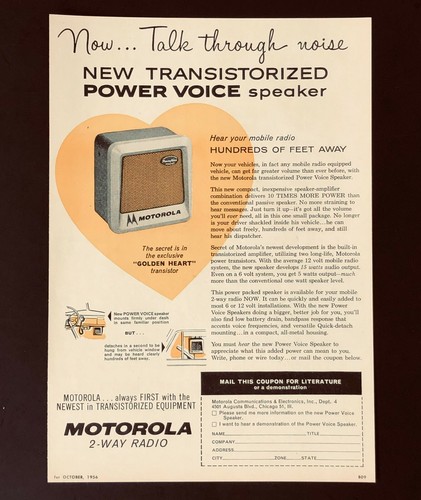 Altoparlante motorola 1956 - altoparlante,