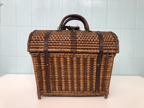 Cestino vimini anni 50 - in,