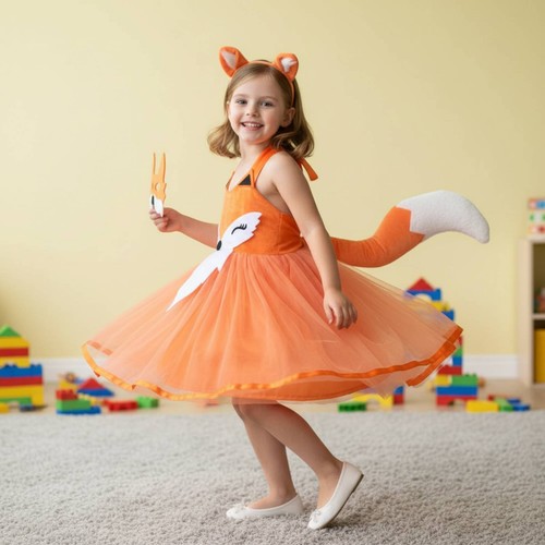 Costume volpe per bambina - da,