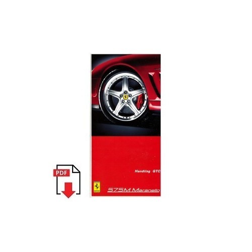 Booklet ferrari 575m - 575m, maranello