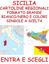 1G) CARTOLINE REGIONALI SICILIA BIANCO/NERO E COLORI - FG - VG NV ENTRA E SCEGLI
