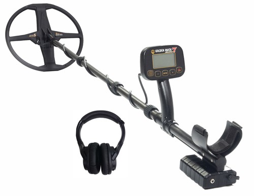Golden mask metal detector - golden, 7
