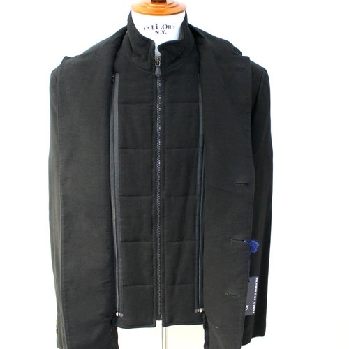 Giacca sportiva nera bottoni - nera, 3