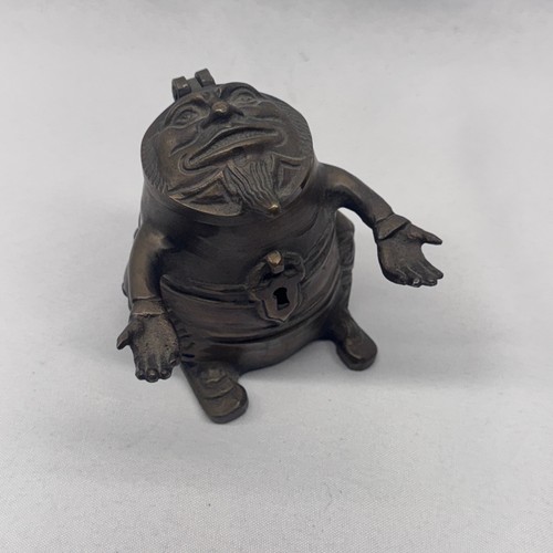 Personaggio calamaio ottone