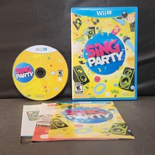 Sing Party Wii U Game CIB