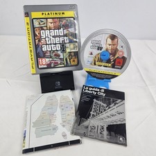 GRAND THEFT AUTO IV GTA 4 PS3 Platinum ITA Completo Mappa Guida PAL Disco Ottimo