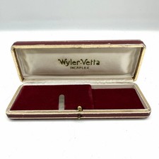Wyler Vetta Vintage Watch Box Scatola per orologio uomo rossa RARA