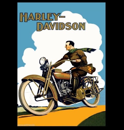 Poster foto moto - poster, harley