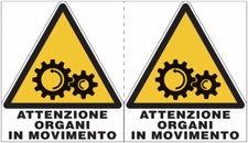KIT DA 6 ADESIVI - Attenzione