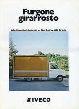 BROCHURE DEPLIANT IVECO FURGONE GIRARROSTO MINONZIO FIAT DAILY OM GRINTA