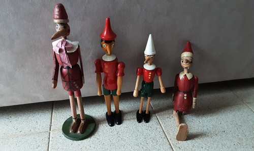 Lotto pinocchio legno - pinocchio,