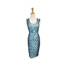 Karen Millen Blue Printed