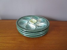 Assiettes huîtres - 4, à