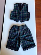 BRUMS COMPLETO PANTALONCINO CORTO FODERATO E GILET BAMBINO TAGLIA 3 ANNI cm 98