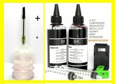 kit inchiostro  200 ml per ricarica cartucce PG 540 per stampante canon pixma