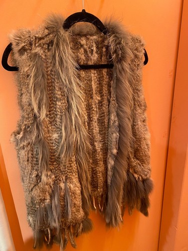 Gilet pelliccia grigio di - in,