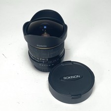 Rokinon 8 mm f/3.5 HD obiettivo Fish-Eye per Canon EOS EF, fotocamera reflex digitale