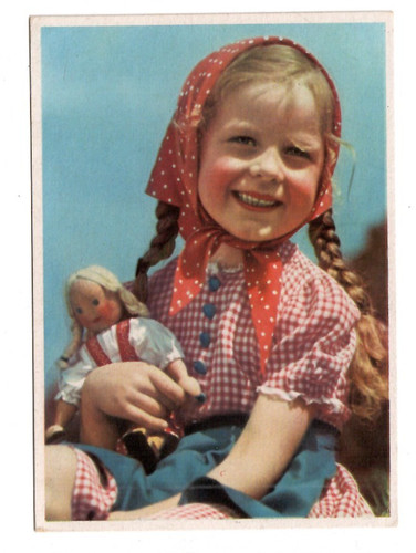 M54 mädchen mit - m54-, puppe
