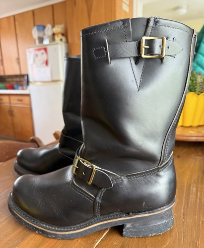 Vintage steel toed leather - vintage,