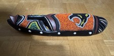 Maschera di perle in legno