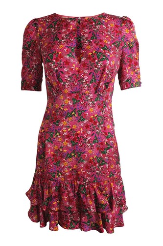 Liu mini abito rosa stampa - jo,