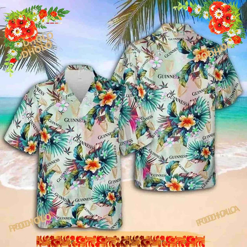 Camicia guinness hawaiana - camicia,
