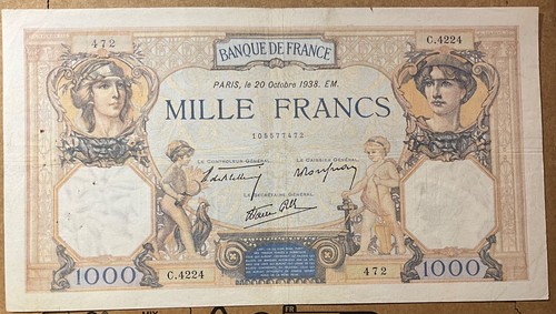 1000 francs cérès - 1000,