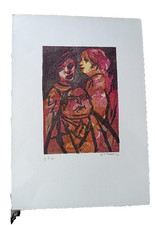 litografia Prova d'autore firmata MINO MACCARI originale