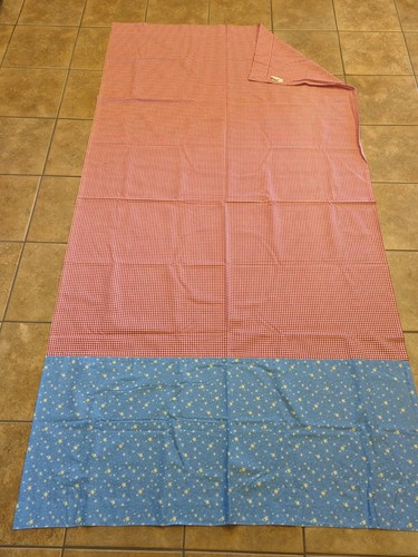 Pannelli tenda gingham rosso - 2,