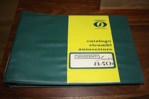 Innocenti a40 catologo ricambi - a40,