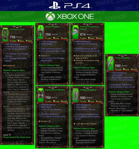 Diablo ps4 xbox one - xbox,