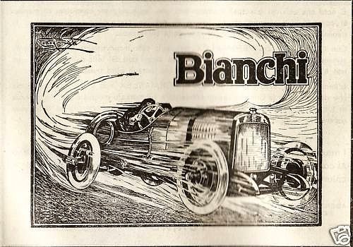 Pubblicita 1925 auto bianchi - pubblicita',