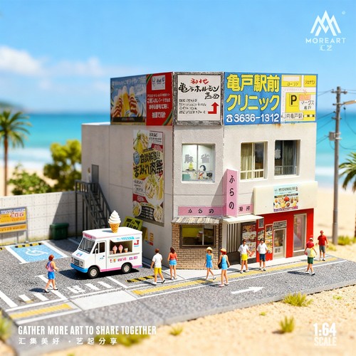 Diorama scena garage - 1:64,