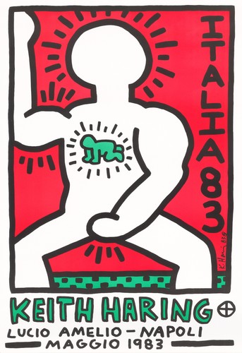 Keith haring poster mostra - haring,