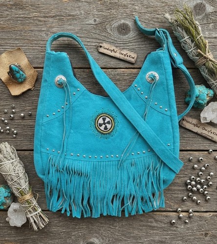 Borsa tracolla fatta mano - borsa, a
