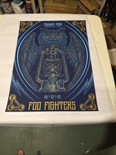 Poster Foo Fighters 2015 AP 27/100 Fenway Todd Slater 7/19 firmato