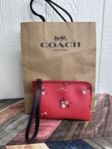 Portafoglio coach f34316 rosso - portafoglio,