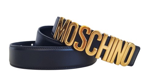 Moschino cintura pelle - moschino, in