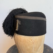 Cappello nero italiano originale seconda guerra mondiale MVSN Fez