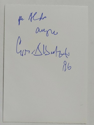 48144 106 autografo su - 106/,
