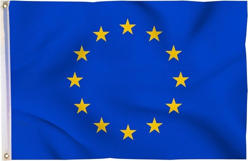 Bandiera europea europa blu